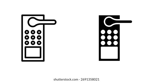 Smart lock icon Simple vector illustration for graphic and web design.