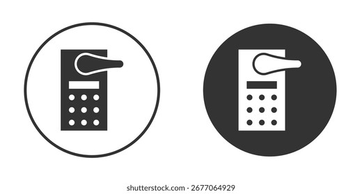 Smart Lock Symbol, Vektorclipart in schwarzen Farben. geeignet für grafische Arbeiten
