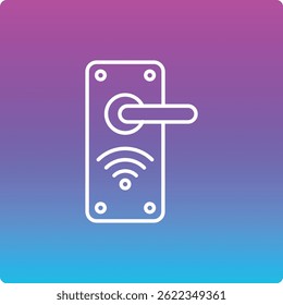 Ícone de vetor do Smart Lock. Pode ser usado para impressão, aplicativos móveis e da Web.