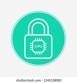 Smart lock vector icon sign symbol