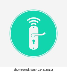 Smart lock vector icon sign symbol