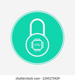 Smart lock vector icon sign symbol
