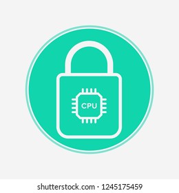 Smart lock vector icon sign symbol