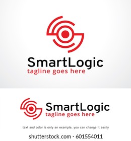 Smart Logic Logo Template Design Vector