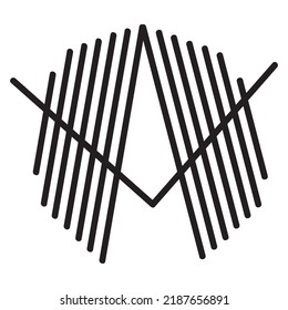 diseño de logotipo inteligente, letra A