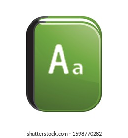 Smart looking Book cover icon