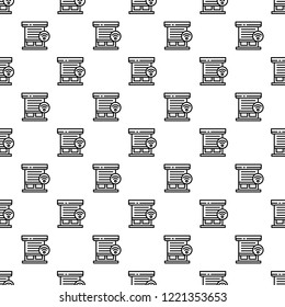 Smart louver pattern seamless repeat background for any web design