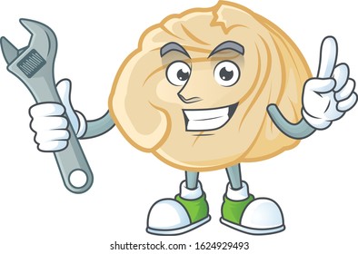 Smart Mechanic dumpling cartoon character design style