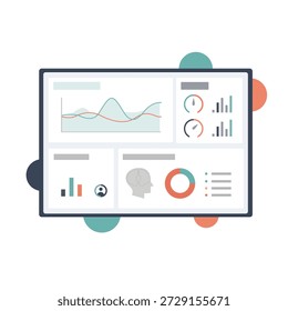 Smart Medical AI Analytics Interface with Graphs