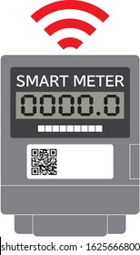 Smart meter icon illustration vector
Smart meter is electric meter