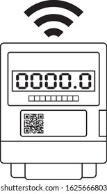 Smart meter icon illustration vector
Smart meter is electric meter