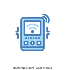 smart meter icon vector illustration