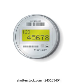 Smart Meter Illustration, Vector