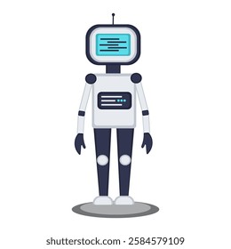 Smart military robot with a screen on its body - Powered by Shutterstock - Get 15% off with code: PIKWIZARD15