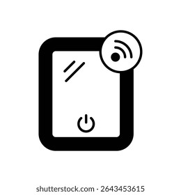 Smart Mirror Icon vector stock illustration