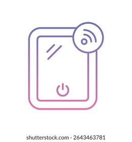 Smart Mirror Icon vector stock illustration