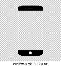 Smart mobil phone mock up, Smartphone technology template, modern blank telephnone, realistic vector illustration