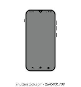 Smart Mobile Device Icons – Vector Phone Icon Set for OS UI, App Menus, and Digital Interfaces. detailed mobile phone.
