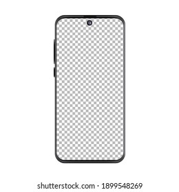 Smart Mobile phone transparent PNG mockup, Mobile mockup, Smartphone mockup