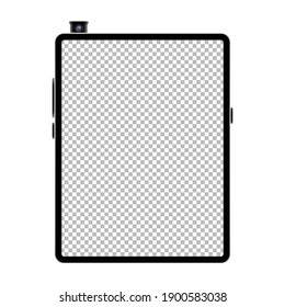 Smart Mobile phone transparent PNG mockup, Smart Mobile phone with a pop-up camera, Mobile mockup, Smartphone mockup