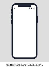 smart mobile phone vector clip art with black and white cellphone vector.
