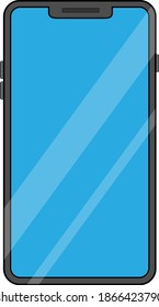 Smart Mobile Phone Vector Illustration