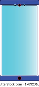 Smart mobile phones vector or illustrations