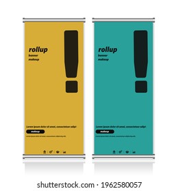 smart modern roll up banner design
