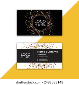 tarjeta de visita elegante, moderna y elegante y tarjeta de visita.