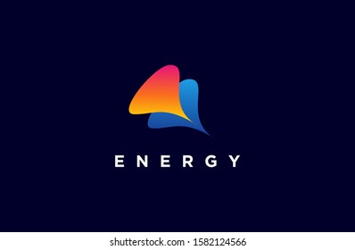 smart modern technology for energy logos. Vector illustration of icon template