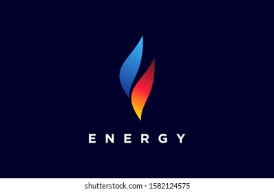 smart modern technology for energy logos. Vector illustration of icon template