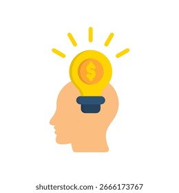 Ilustração de vetor plana com ícone Smart Money