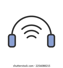 Smart Music Icon Vektorbild. Geeignet für mobile Apps, Web-Apps und Printmedien.