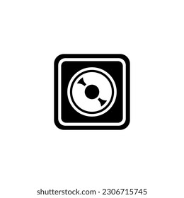 Smart musical column. Vector illustration.