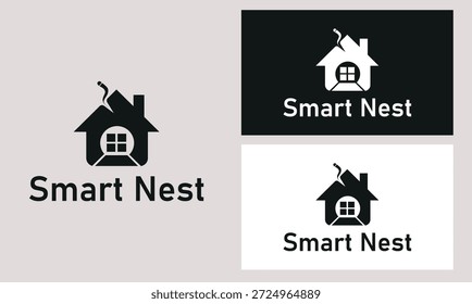 Logo de Smart Nest, Logo de Smart House, Logo de House