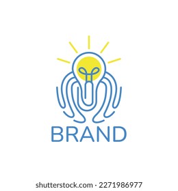 Logo del pulpo inteligente. Minimalista, con carácter, único.