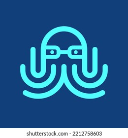 Smart Octopus Mark Logo Design