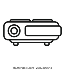Projektor für intelligente Büros - Symbolumrandung. Arbeitsdaten. Kontrollgeschäft
