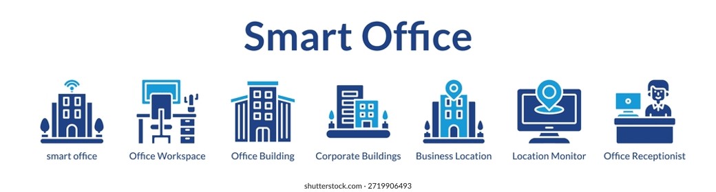 Tecnología de oficina inteligente para la gestión inteligente de Espacios de trabajo Edificios habilitados para IoT y soluciones de recepción automatizada