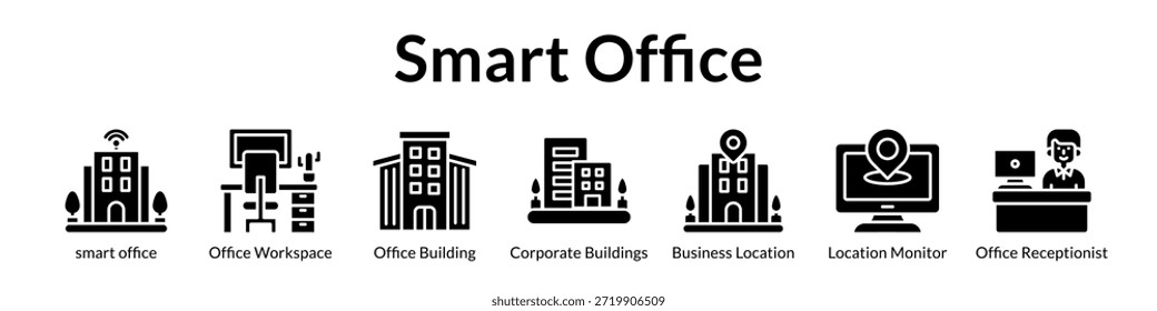 Tecnología de oficina inteligente para la gestión inteligente de Espacios de trabajo Edificios habilitados para IoT y soluciones de recepción automatizada