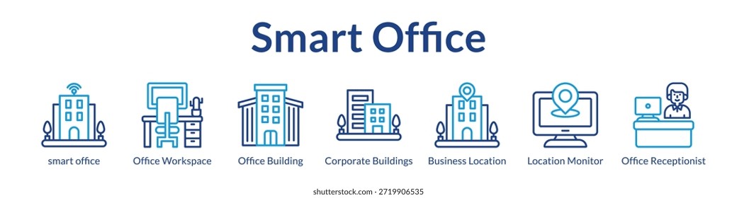 Tecnología de oficina inteligente para la gestión inteligente de Espacios de trabajo Edificios habilitados para IoT y soluciones de recepción automatizada