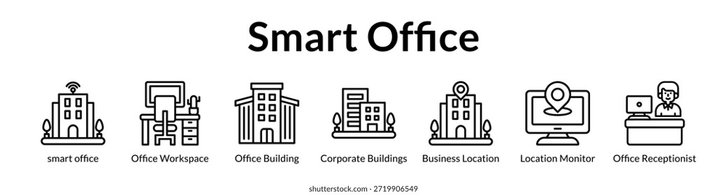 Tecnología de oficina inteligente para la gestión inteligente de Espacios de trabajo Edificios habilitados para IoT y soluciones de recepción automatizada