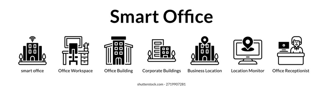 Tecnología de oficina inteligente para la gestión inteligente de Espacios de trabajo Edificios habilitados para IoT y soluciones de recepción automatizada