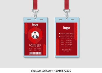 Smart official and school or collage ID card design.