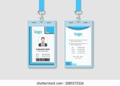 Smart official and school or collage ID card design.