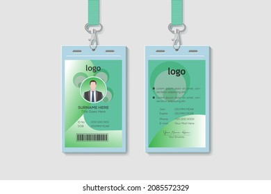 Smart official and school or collage ID card design.