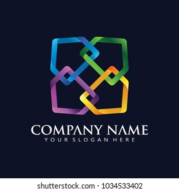 Smart Outline Box Icon logo