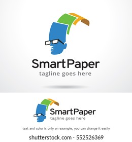 Smart Paper Logo Template Design Vector/ Icon Design