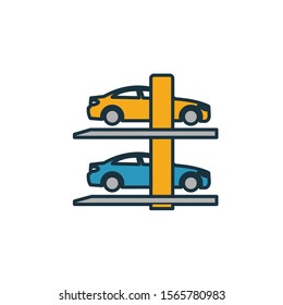 Smart Parking icon. Simple element from smart devices icons collection. Creative Smart Parking icon ui, ux, apps, software and infographics.