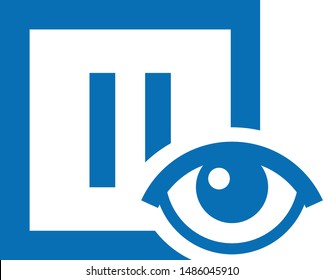 Smart Pause Icon Logo Symbol